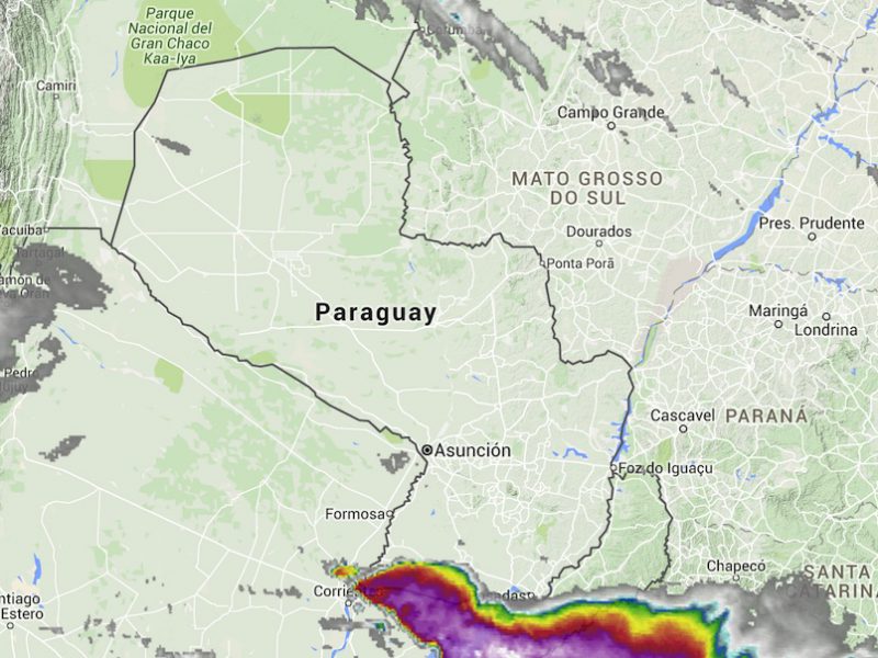 Karte Paraguay